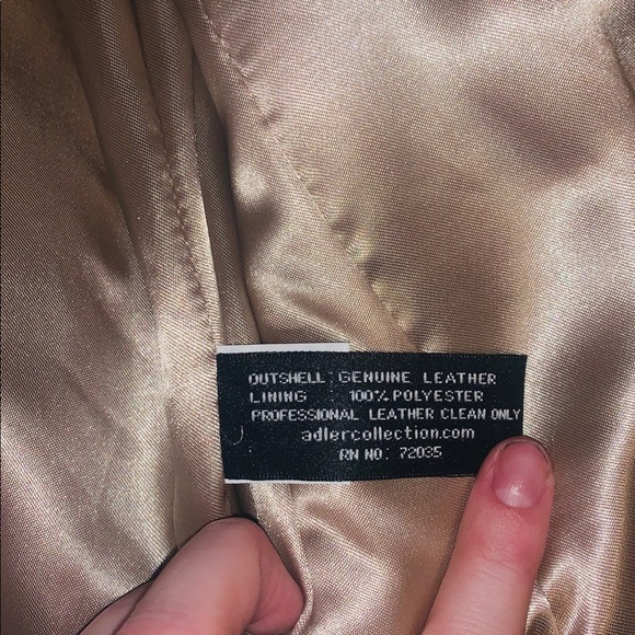 NEW Adler Collection Genuine Leather Jacket - Picture 5 of 7